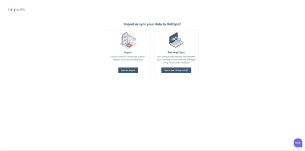 importar contactos crm hubspot paso 1